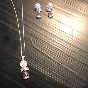 Jewlery set real silver